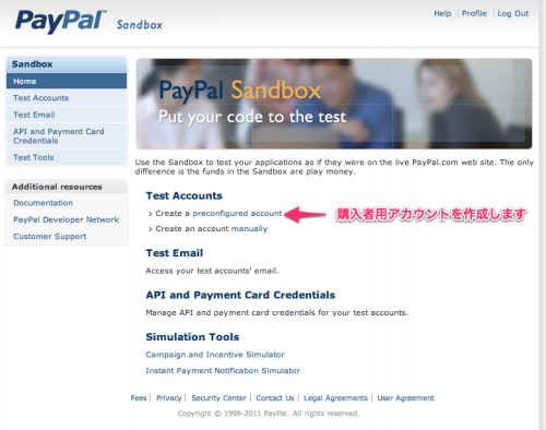 PayPal Sandbox - Home PayPal Sandbox - Home